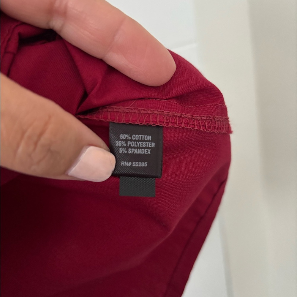 Express Deep Red Collared Shirt - Picture 7 of 11